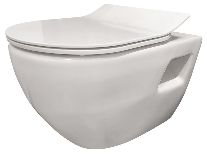 Nautic New Design Vegghengt toalett hvit